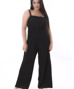 تیشرت بارداری مشکی با پارچه چین دار و شلوار گشاد 65N38313 برند Şans - 855616353