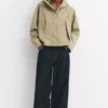بارانی کلاهدار کوتاه برند Pull & Bear - 988433630