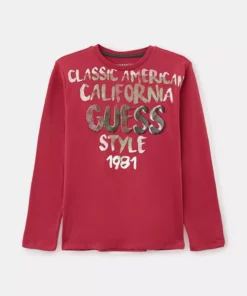 تیشرت آستینبلند LS برند Guess - 844772422