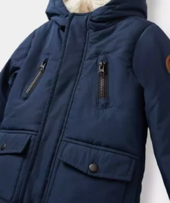 کاپشن پسرانه ضد آب با کلاه و آستر پشمی A2211A525WN برند Defacto - 986935501