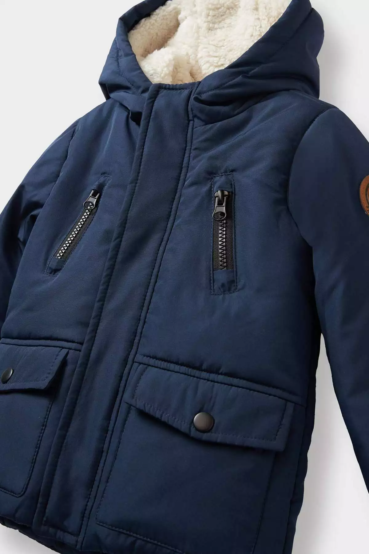 کاپشن پسرانه ضد آب با کلاه و آستر پشمی A2211A525WN برند Defacto - 986935501