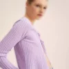 کوتاه بافتنی هودی برند MANGO - 251927108