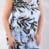 سرهمی گلدار سایز بزرگ آبی برند Roxxlen - 965777380