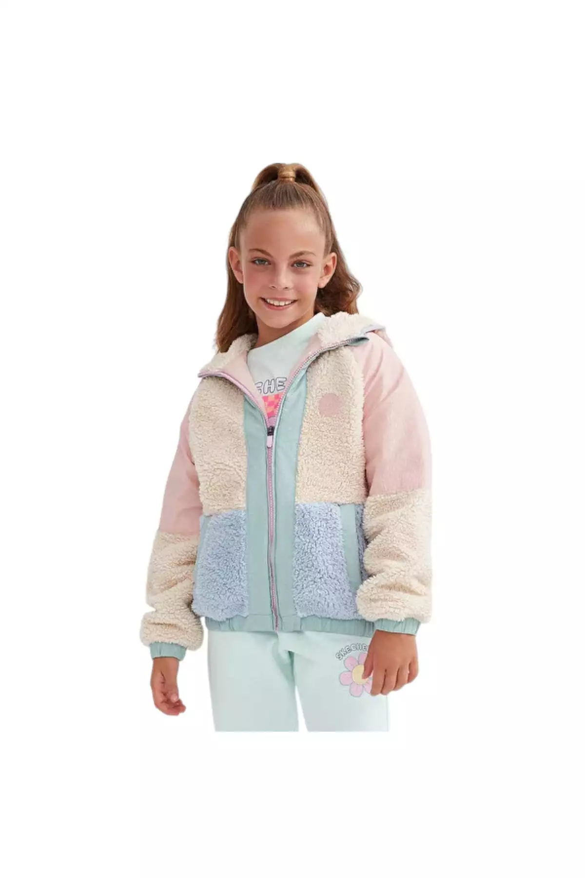 کاپشن زیپدار دخترانه برند Skechers - 968412070