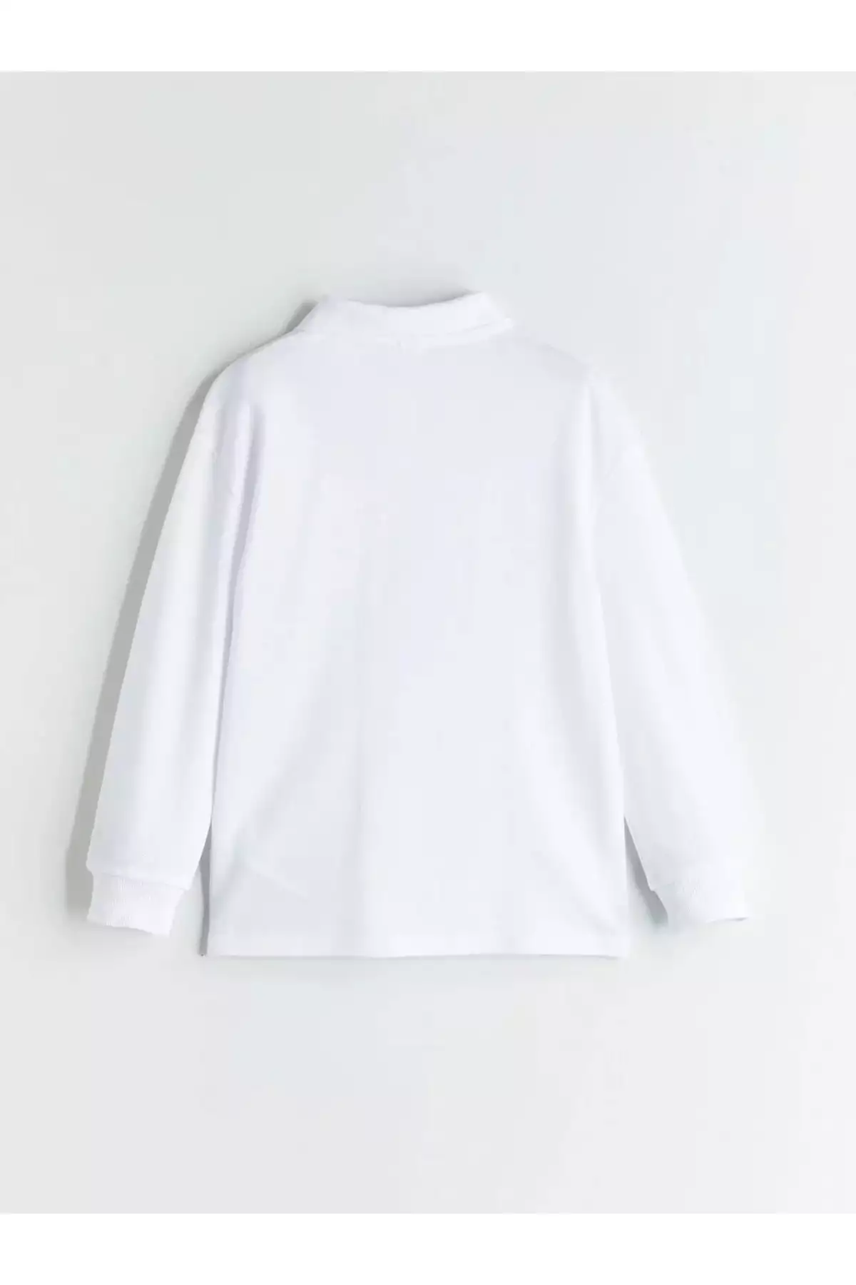 تیشرت ساده یقه پلیس سفید بچهگانه -برای خودت- برند LC Waikiki - 980899147