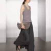 دامن بلند و دکلته چیندار برند Massimo Dutti - 944705649