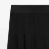 پالتوی بلند با دامن چیندار نرم برند Massimo Dutti - 990881881