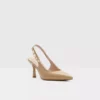 NELLIE-TR - کفش پاشنهدار زنانه پارچهای طبیعی با پشت باز به رنگ بژ برند Aldo - 925876529