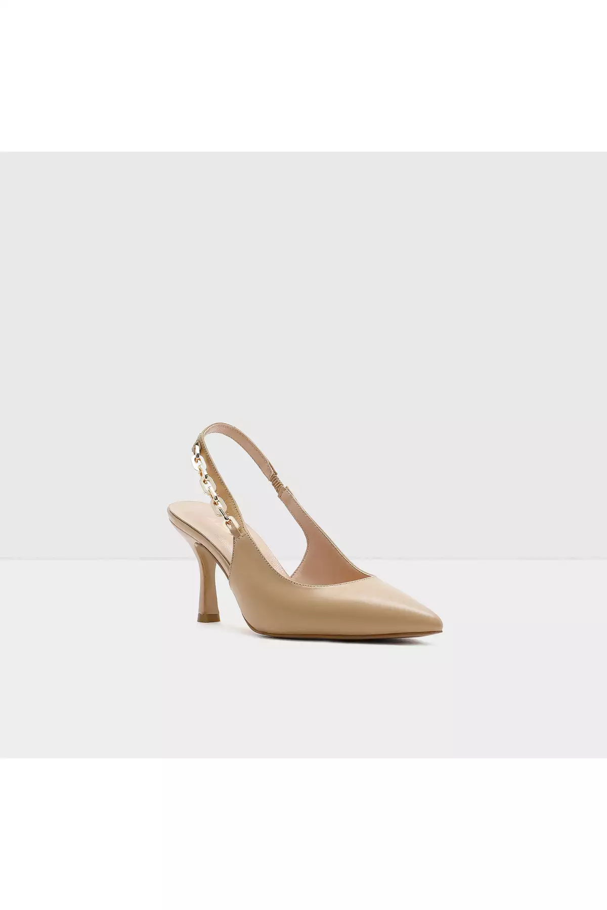 NELLIE-TR - کفش پاشنهدار زنانه پارچهای طبیعی با پشت باز به رنگ بژ برند Aldo - 925876529