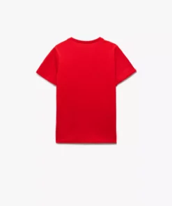 تیشرت کوتاهکف دست پنبهای با یقه گرد و طرح برجسته جمهوری برند Koton - 924640692