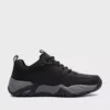 کفش ورزشی آرچ فیت با لوگو چرم مردانه مدل 204409 مشکی برند Skechers - 904104925