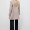 پالتوی پشمی کروسوه برند MANGO - 977564698