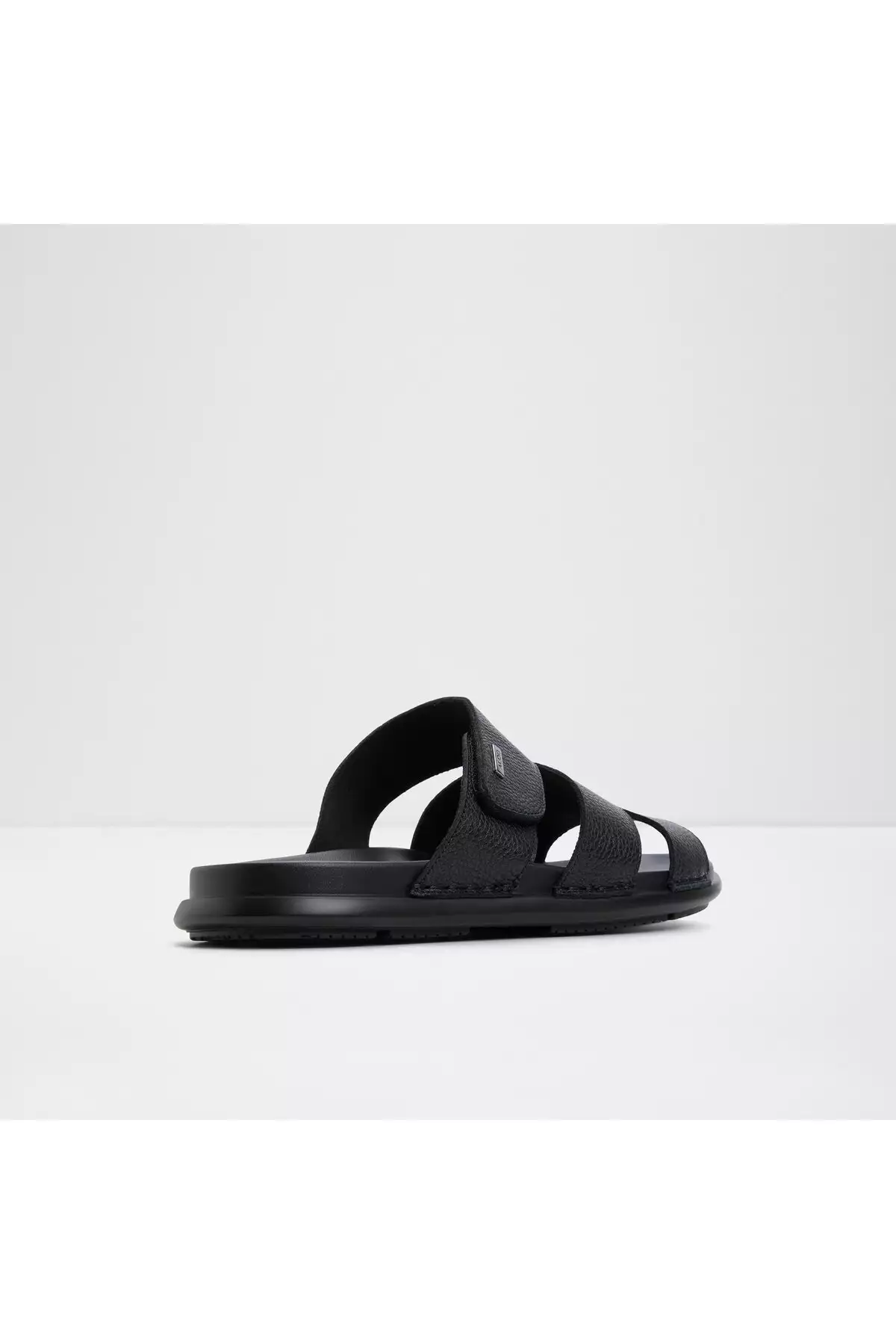 ویندام - دمپایی سیاه ساده از چرم طبیعی مردانه برند Aldo - 922141040