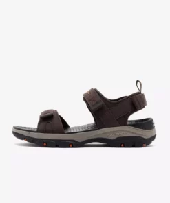 ساندال مردانه قهوهای تریسمَن مدل رایر 205112 چاک برند Skechers - 824183149