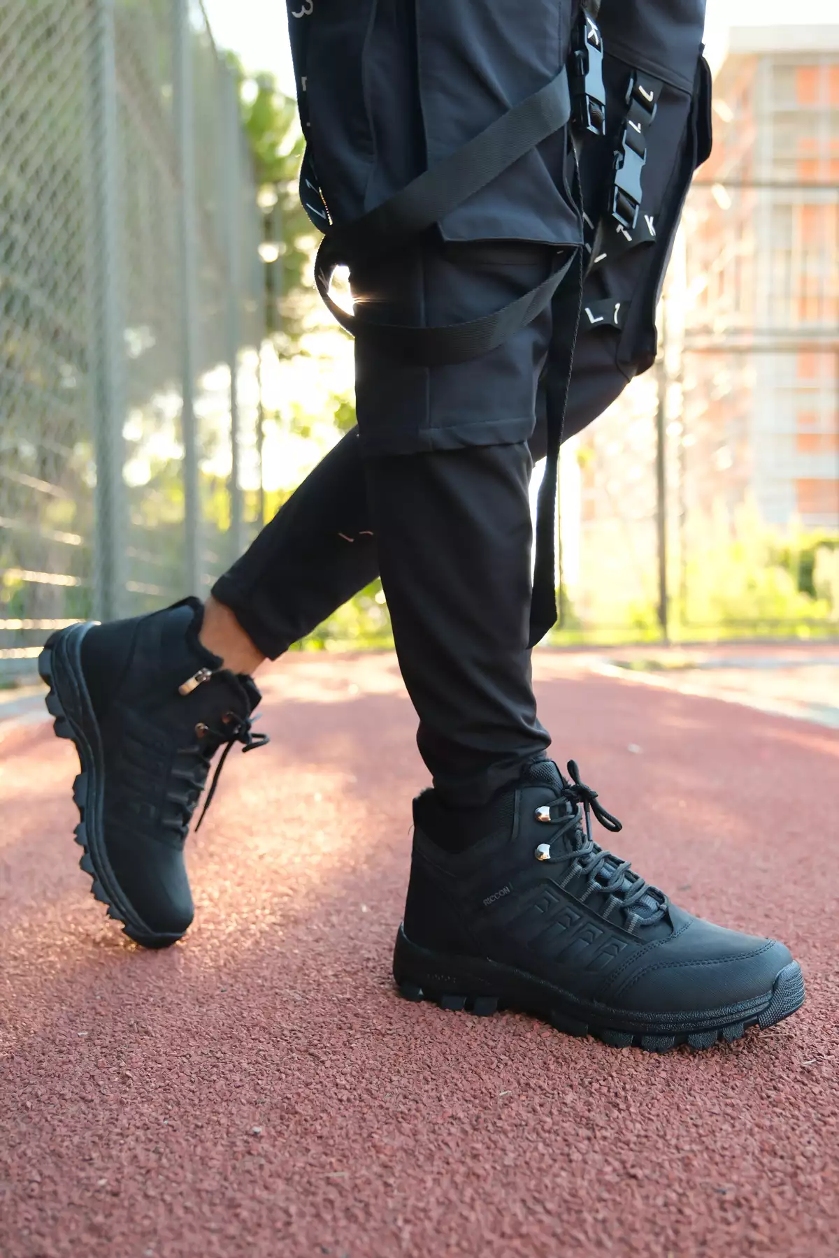 بوت مشکی داخل پشمی زنانه و مردانه 0012x6 برند Riccon - 47753289