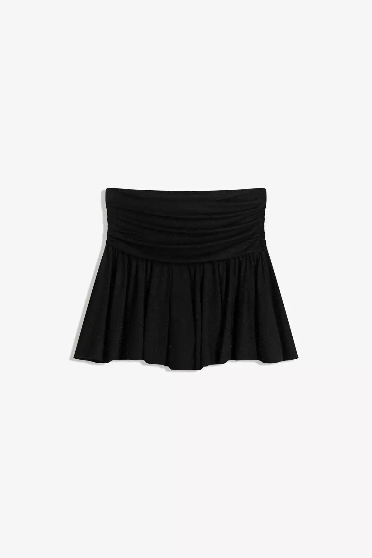 دامن مینی با نخ فلزی برند Bershka - 991090634