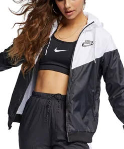 کاپشن زنانه هودی Windrunner مدل AR3092-010 برند Nike - 640616328