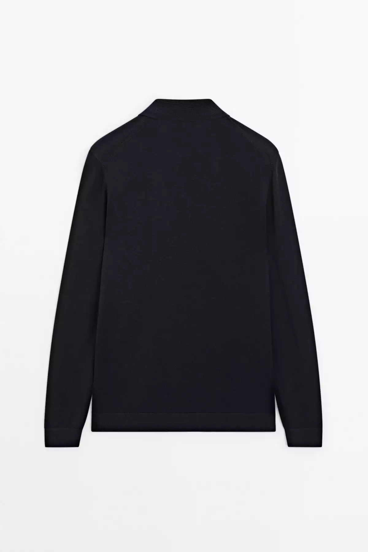 پلیور یقه پولو با زیپ برند Massimo Dutti - 962171015