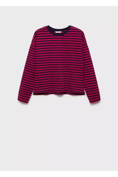 تی‌شرت دخترانه به رنگ گیلاس 77006749 برند MANGO - 932869740