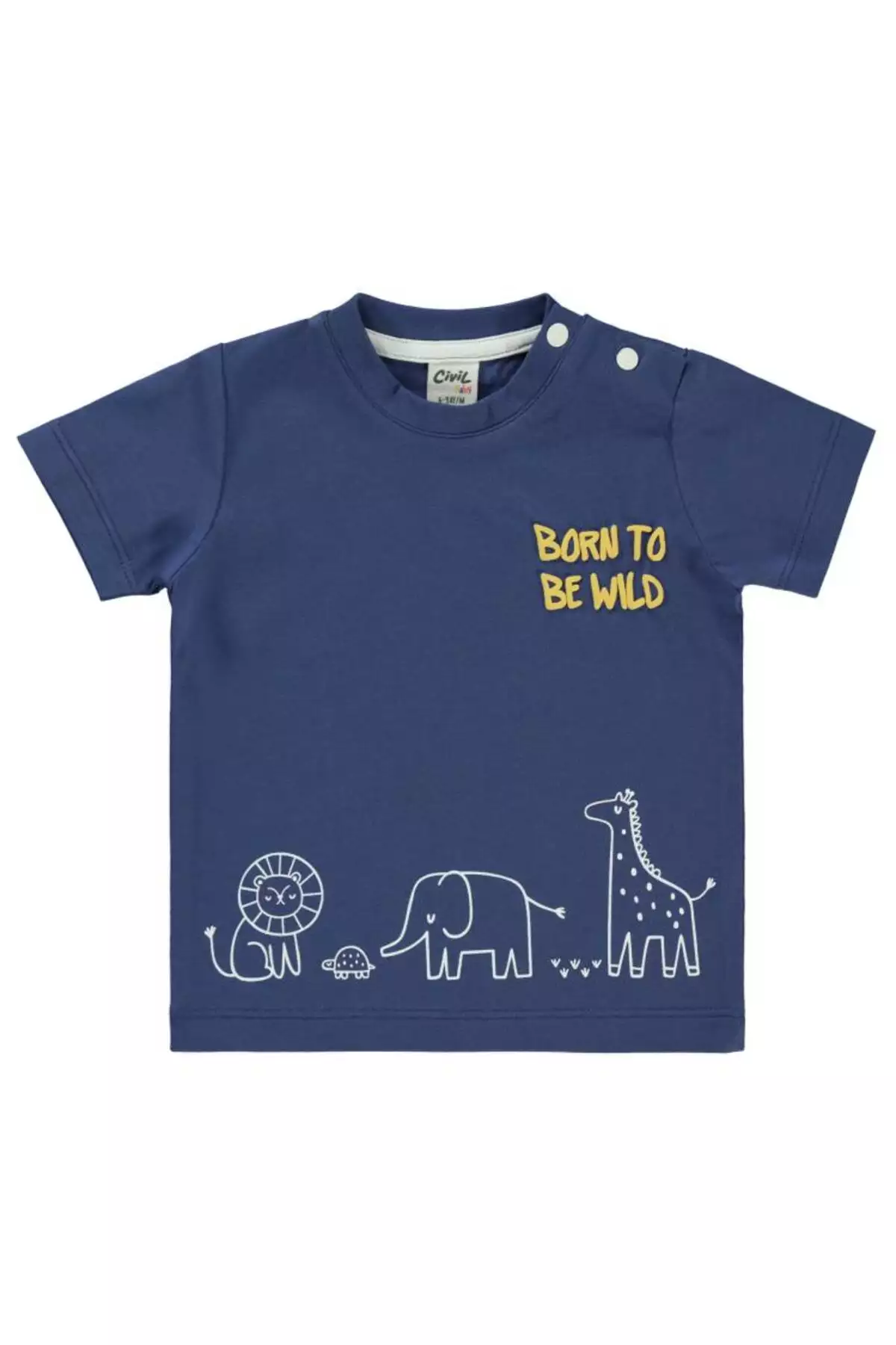ست ۳ تایی تیشرت برای سنین ۶ تا ۱۸ ماه - استاندارد ۱۲ تا ۱۸ ماه برند Civil Baby - 933605614