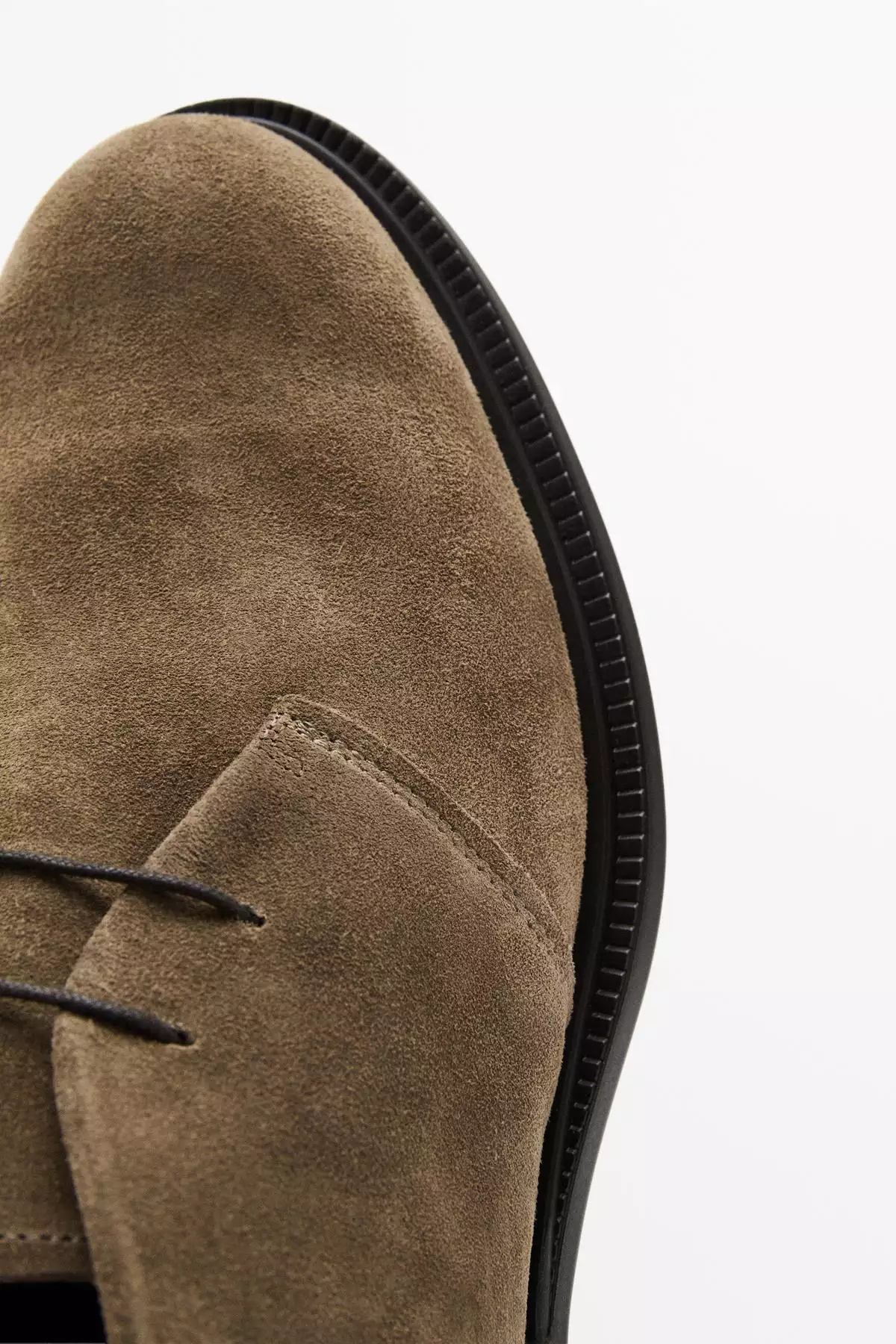 بوت چرم ضخیم سوئدی با شکاف برند Massimo Dutti - 970255111