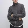 ژاکت یقه ایستاده با زیپ برند Massimo Dutti - 991307568