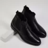 بوت مردانه توننی مشکی با طراحی راحت و از جنس چرم طبیعی برند Tonny Black - 776733387