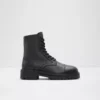 بوت مردانه چرم طبیعی سیاه نورتفیلد برند Aldo - 776618929