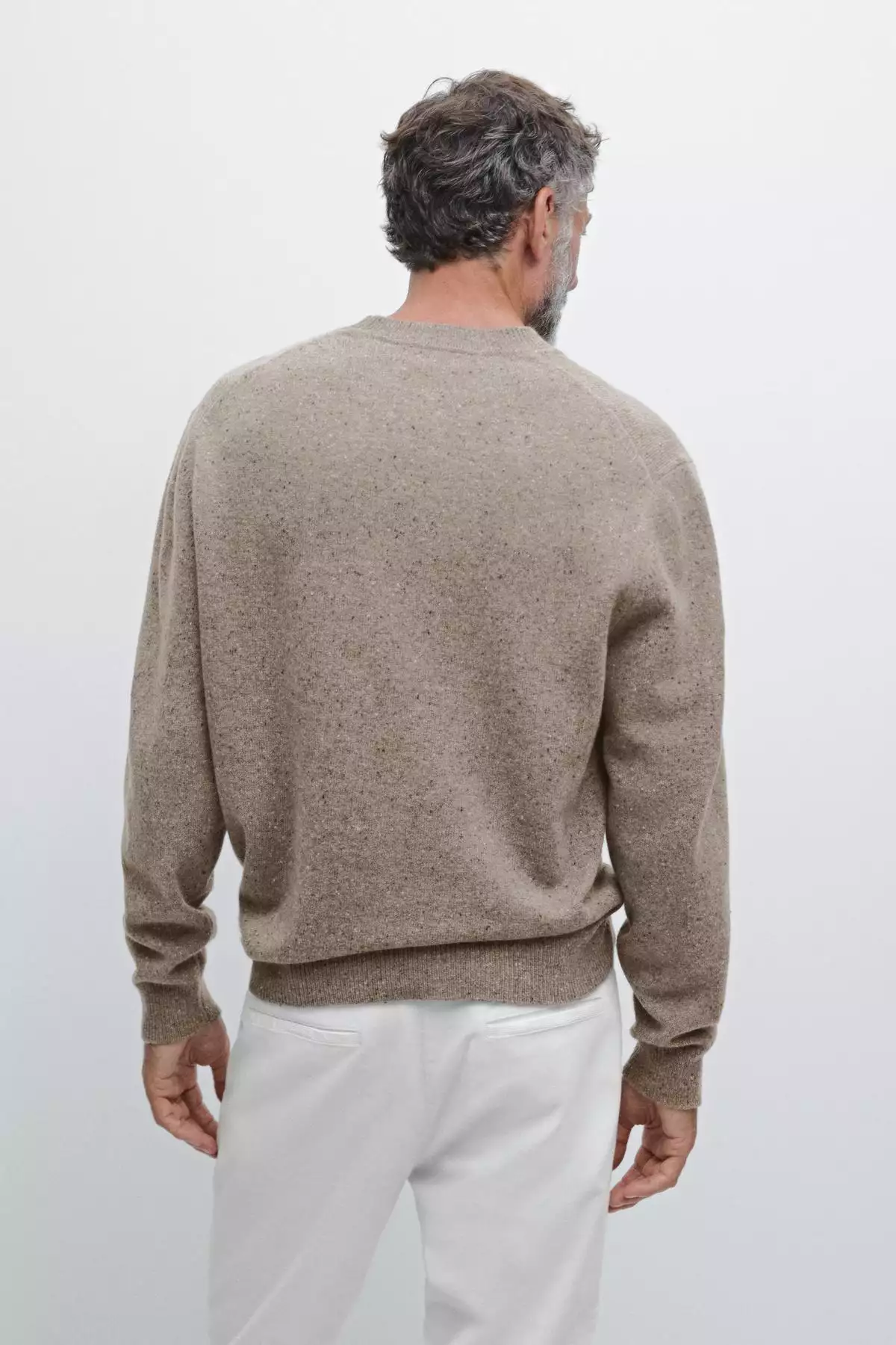 کاپشن دورگردنی با بافت ۱۰۰٪ پشم برند Massimo Dutti - 991327100