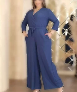 سرهمی یقه کراواتی سایز بزرگ برند MODAEFD - 887123415