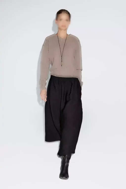 دامن میدی A شکل با کمر الاستیک برند Massimo Dutti - 1016780726