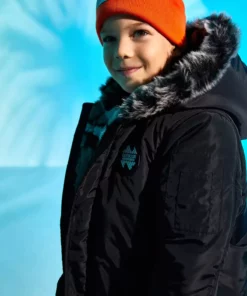 پافر مدل پارکا با جزئیات خز مصنوعی و کلاهدار برند Koton - 370969658