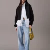 جاکت زنانه با زیپ و ضد باد برند Calvin Klein - 994462551