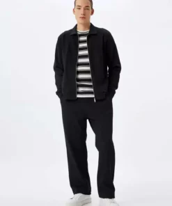 شلوار ورزشی مردانه سیاه با جزئیات جیب و بند 5WAM40027MK برند Koton - 868935942