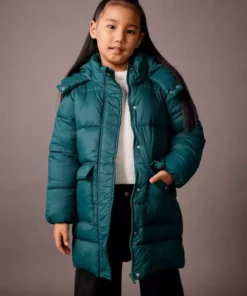 کاپشن کلاهدار ضدآب بچهگانه دخترانه مدل A2538A823AU برند Defacto - 774624583