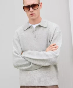 پولوشرت یقه دار برند Bershka - 977626535