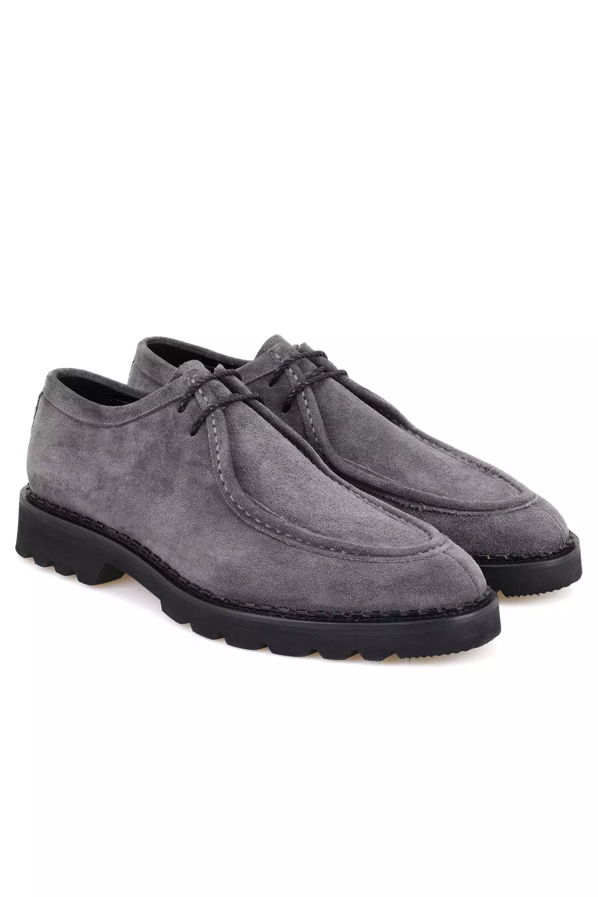 کفش روزمره چرمی مردانه ارینا گری برند Desa - 767719001