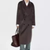 کاپشن پشمی بلند ترکیبی دو طرفه برند Massimo Dutti - 978171582