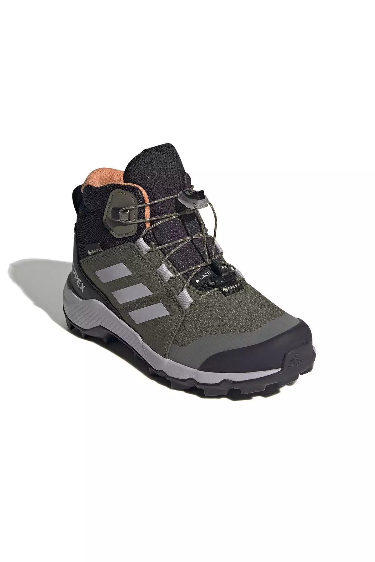 کفش بوتینگ کودکانه Terrex Mid Gtx K مدل ID0928 به رنگ خاکی برند adidas - 992581520