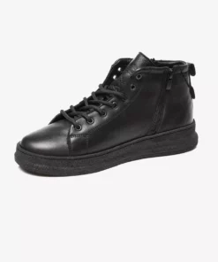کفش ورزشی بوت چرم طبیعی مشکی مردانه ۳K1UB16373 برند Greyder - 767631886