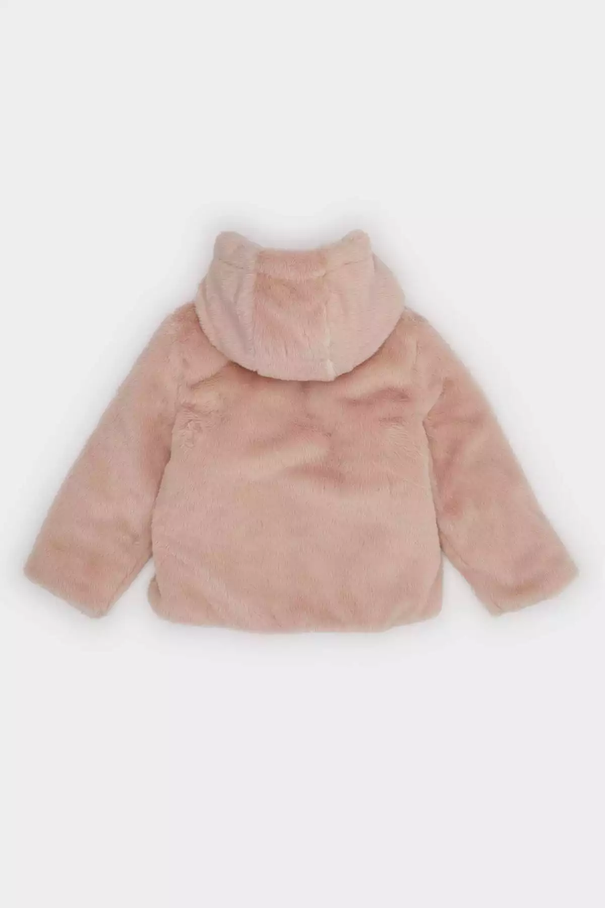 کاپشن پسرانه پشمی با آستر و کلاه دار برای دختر بچهها مدل C5319A524AU برند Defacto - 844043580