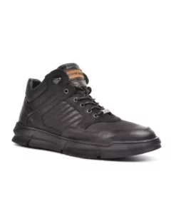 بوت مردانه چرم جیر اصل 77554 برند Pierre Cardin - 137590686