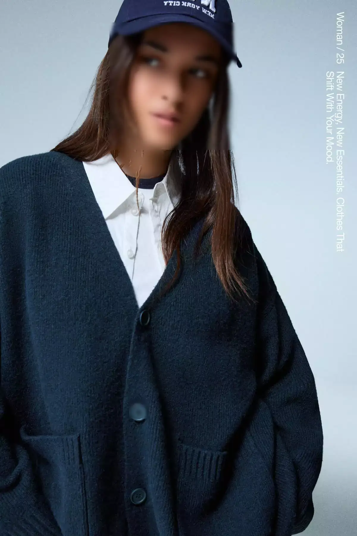 ژاکت با دکمه V یقه دار برند Bershka - 984750504