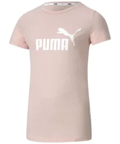 تیشرت دخترانه صورتی با طرح چاپی 85175775 ESSENTIAL برند Puma - 95704959