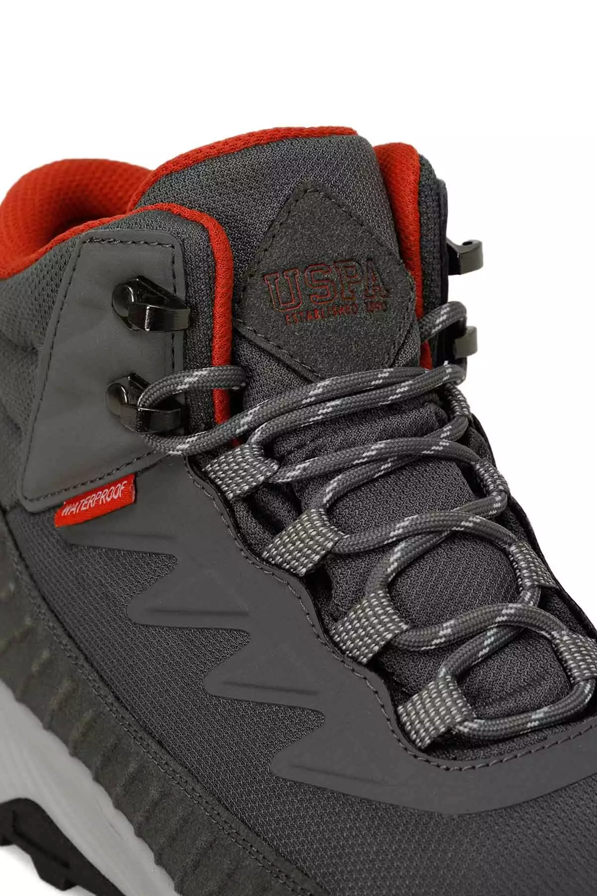 بوت مردانه Biker مدل SION 4PR رنگ خاکستری برند U.S. Polo Assn. - 887198826