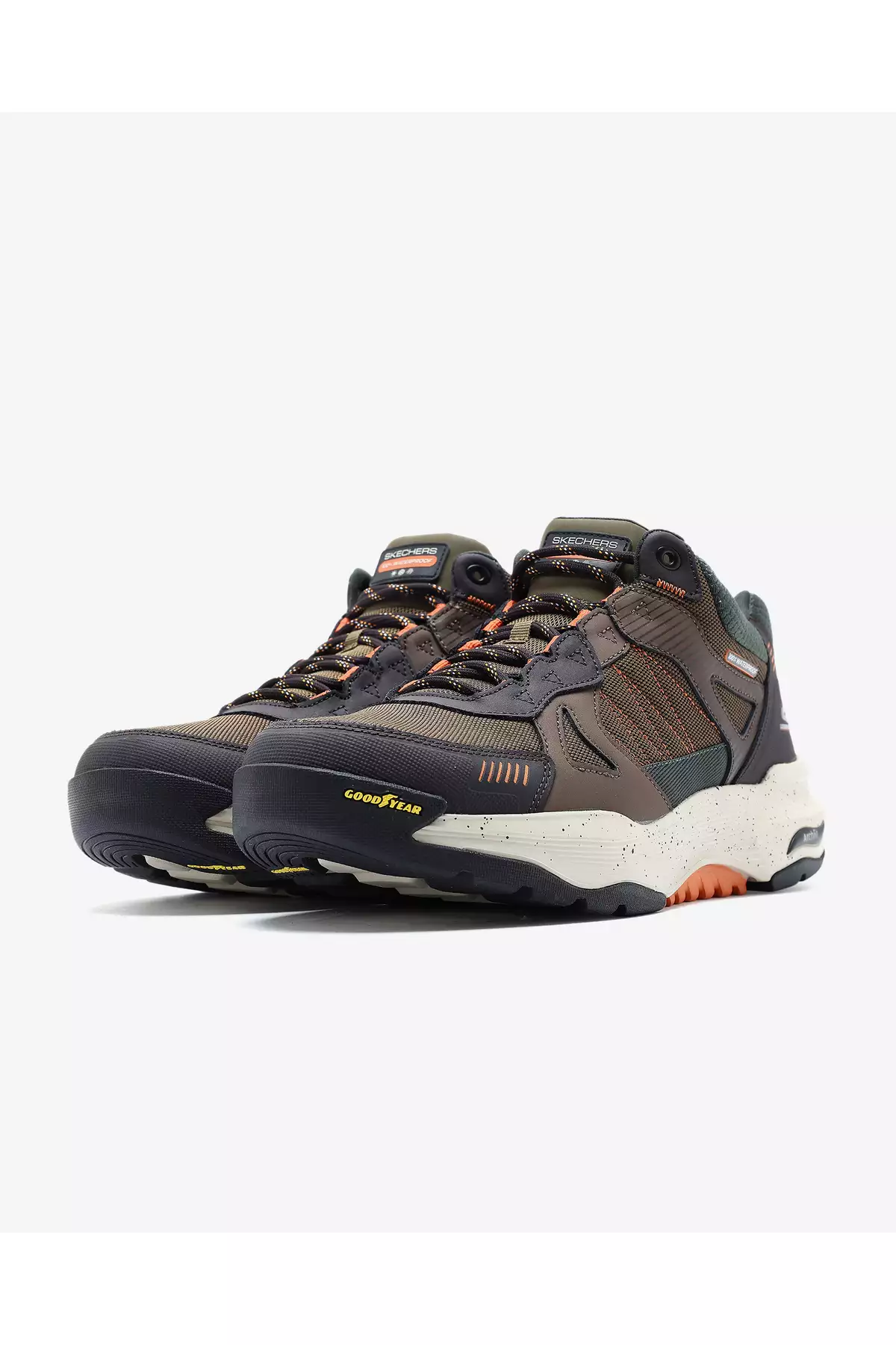 چکمه مخصوص Outdoor مردانه گو واک مدل آرچ فیت کد 216471 رنگ خاکی برند Skechers - 875698941