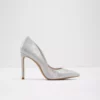 STESSY2.0 - کفش پاشنهدار زنانه نقرهای برند Aldo - 825996357