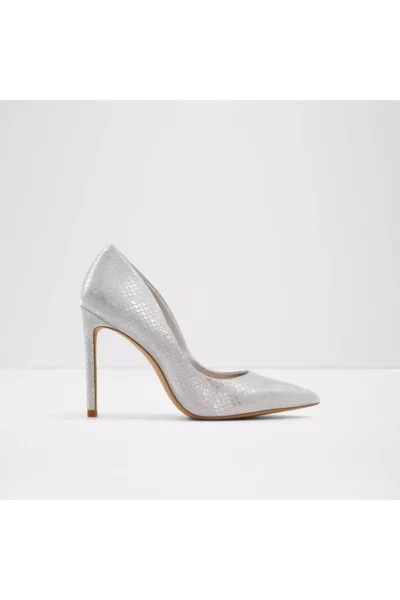 STESSY2.0 - کفش پاشنه‌دار زنانه نقره‌ای برند Aldo - 825996357