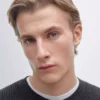 کِلاهک گردنی با ترکیب پشم یُن برند Massimo Dutti - 1019800061