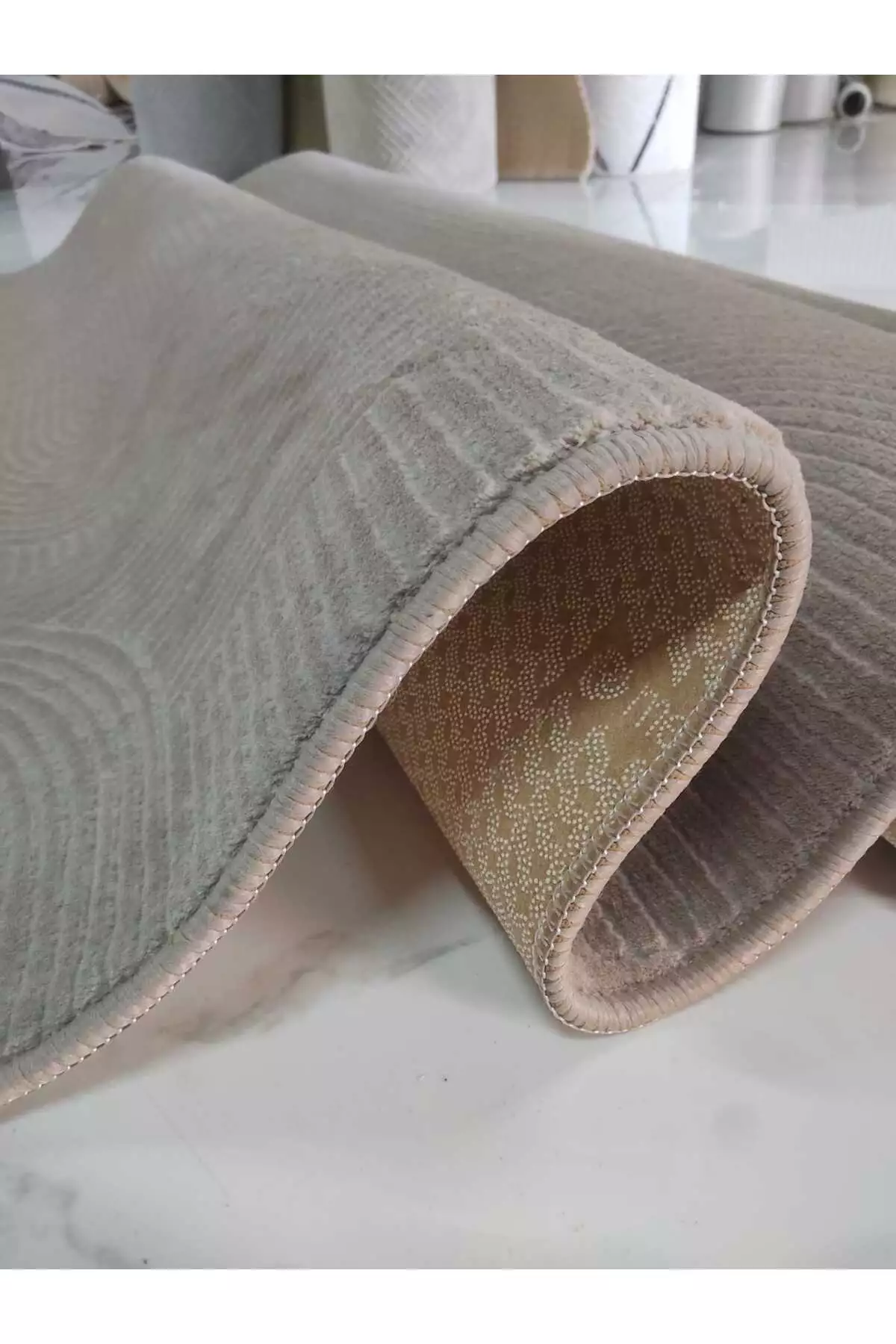 فرش بافته شده جوی رنگ کرم مخصوص اتاق، سالن، corredor و آشپزخانه برند Merinos - 896979895